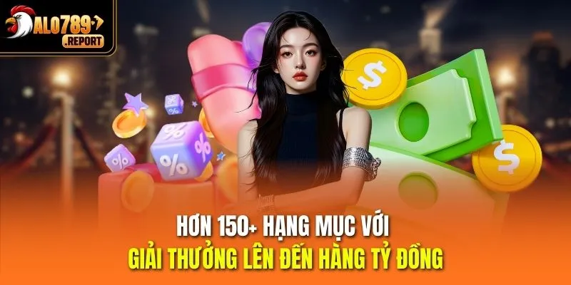 Hơn 150+ hạng mục với giải thưởng lên đến hàng tỷ đồng